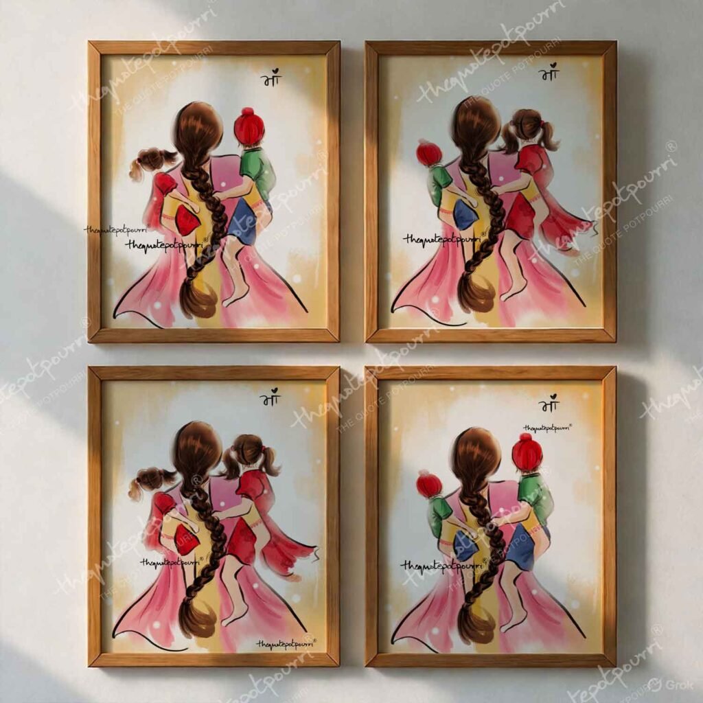 mother-and-children-combo-frame