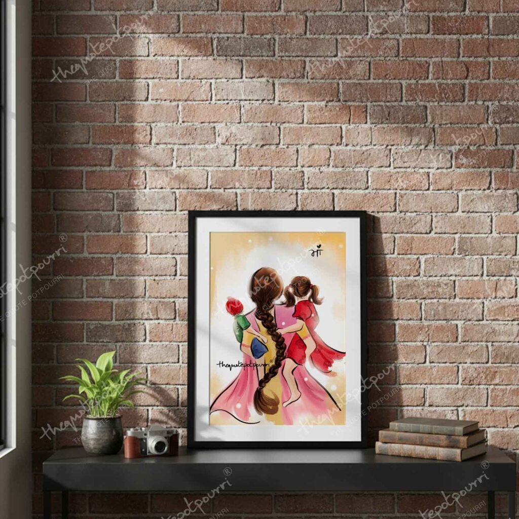 mother-and-children-art-frame-4