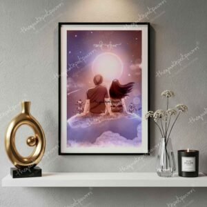 Saadi Duniya | Couple Art | Sikh Couple Art | Punjabi Art | Sikh Gifts | Couple Gifts | Valentine Gifts