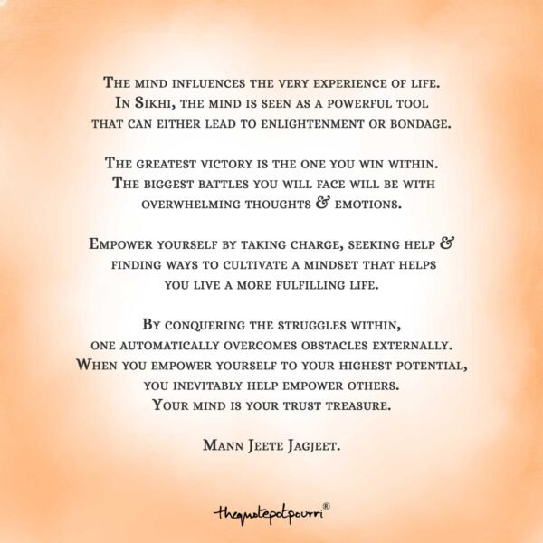 letter of maan jeete punjabi wall art from the quote potpourri
