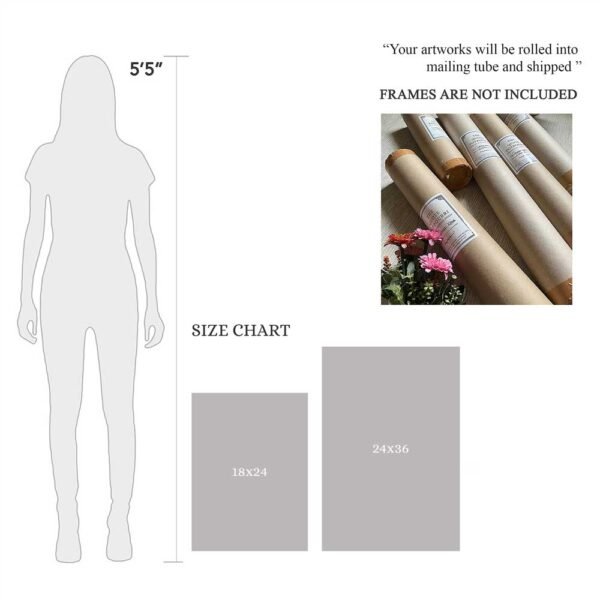18X24, 24X36 (Size chart AA)
